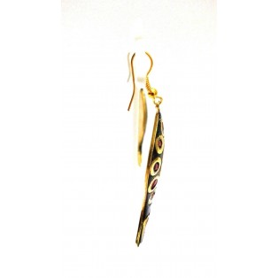 Retro Metal Earring - Ethnic Tribal Fusion - Drop Dangle Hook Long - Fashion 15